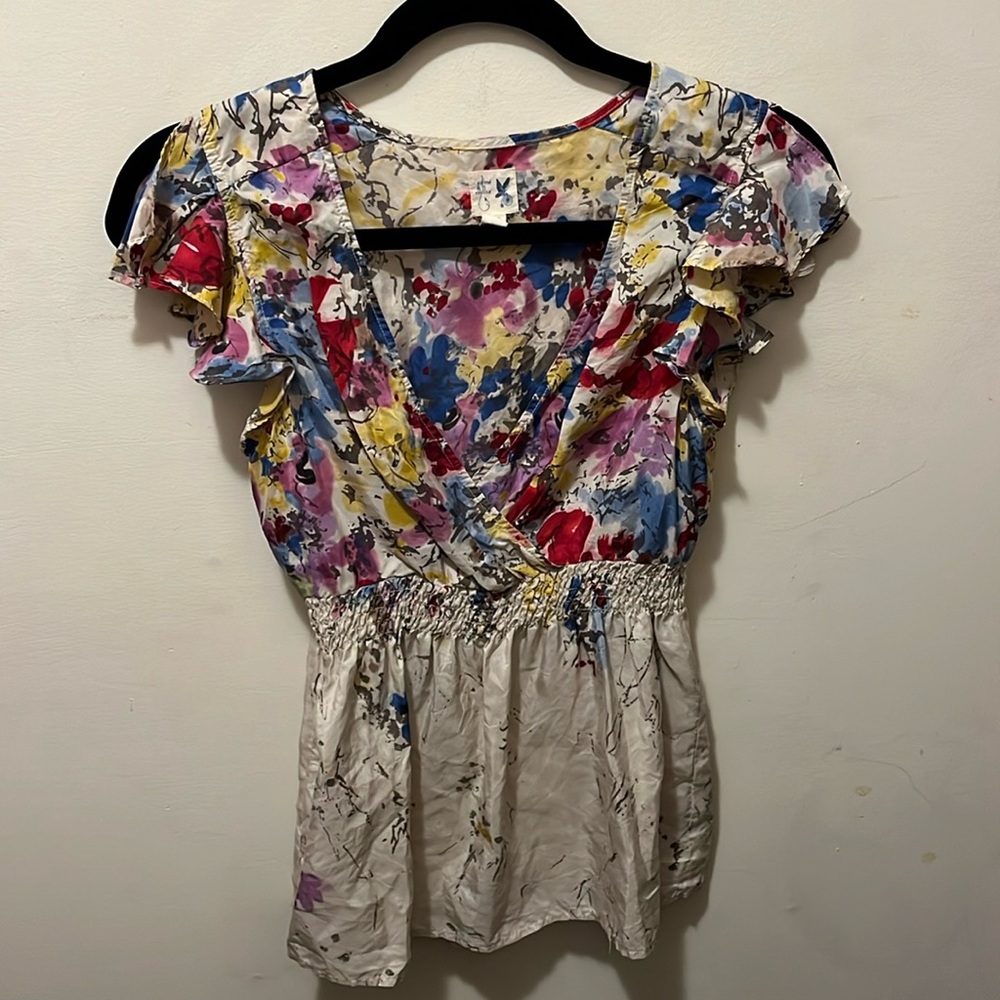 Edme & Esyllte 100% silk blouse‎ for Anthropologie sz 0